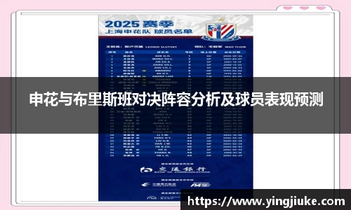 申花与布里斯班对决阵容分析及球员表现预测